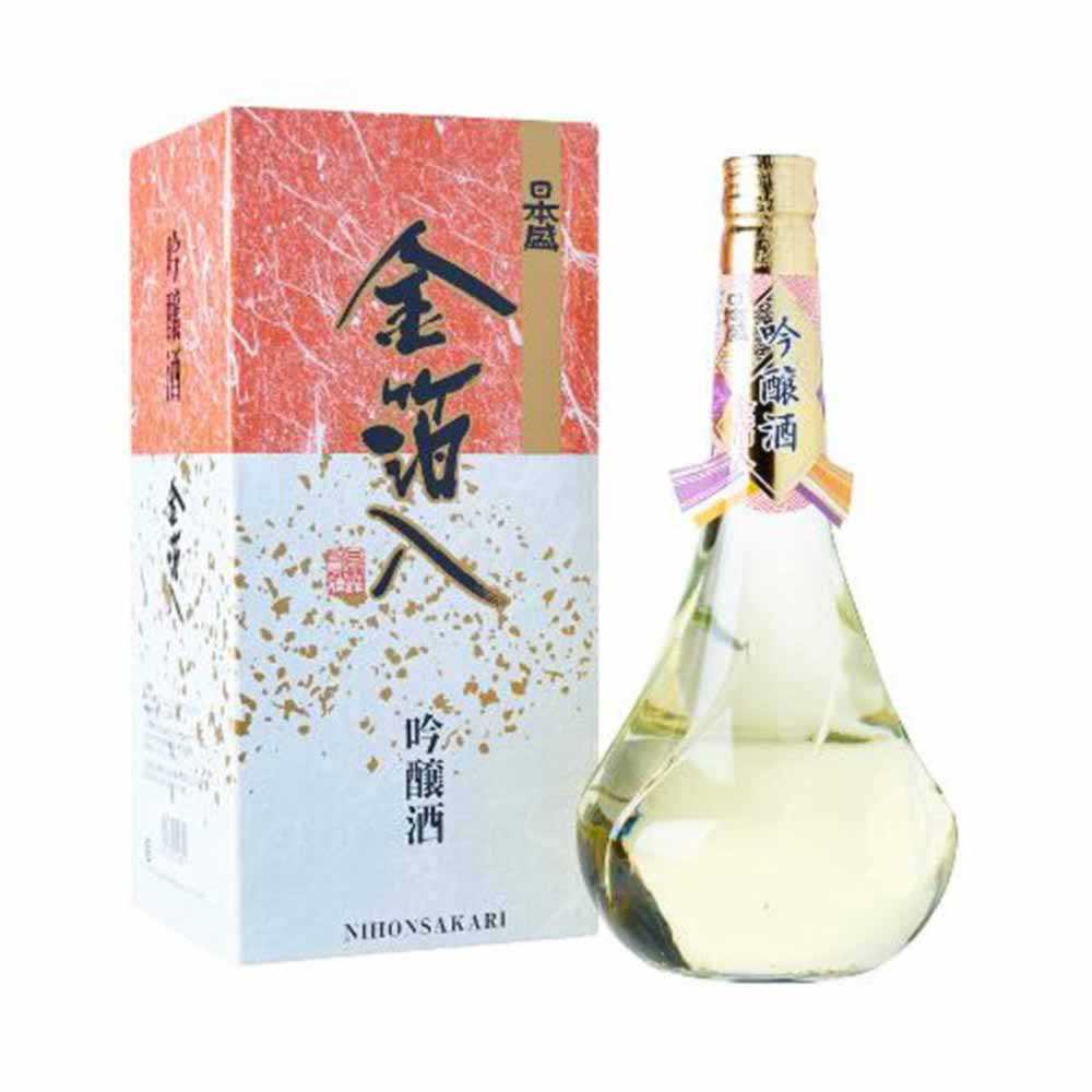 Rượu Sake Nihonsakari Kinpakuiri Ginjo