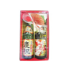Rượu Hakushika GIFT SET 2chai vảy vàng 1,8l