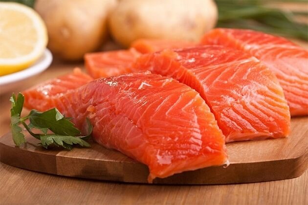 Top 3 loại hải sản và cá dùng làm Sashimi cực ngon - cá hồi dinh dưỡng