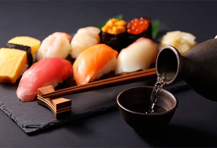 Rượu sake uống với gì