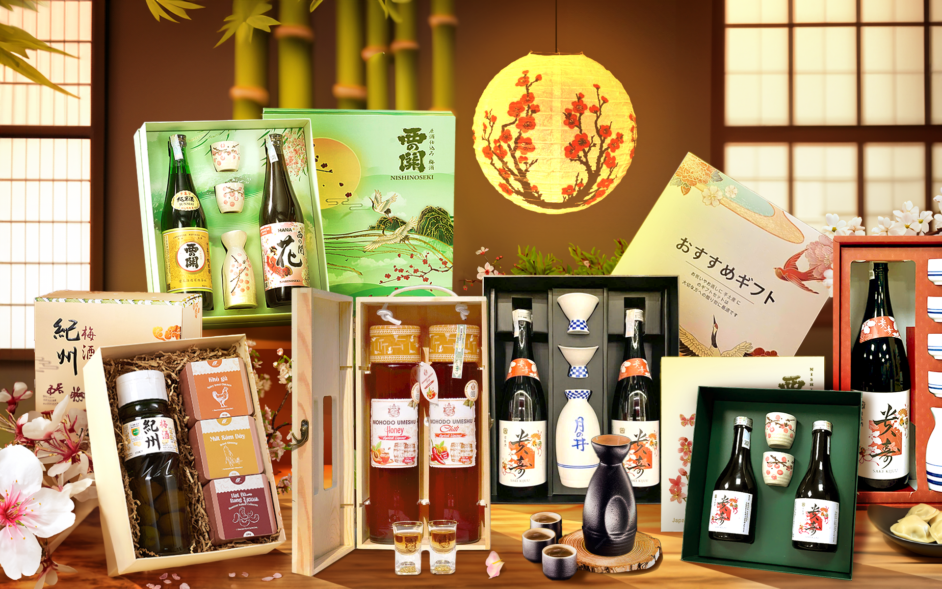 TẾT 2027 | HỘP QUÀ RƯỢU SAKE NHẬT